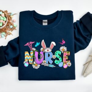 Easter Bunny Nurse Shirt – Cute Medical Nursing Tee, Fun Easter Gift for Nurses